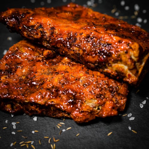 Spare ribs précuit - boucherie Luxembourg - livraison - bbq - viandes